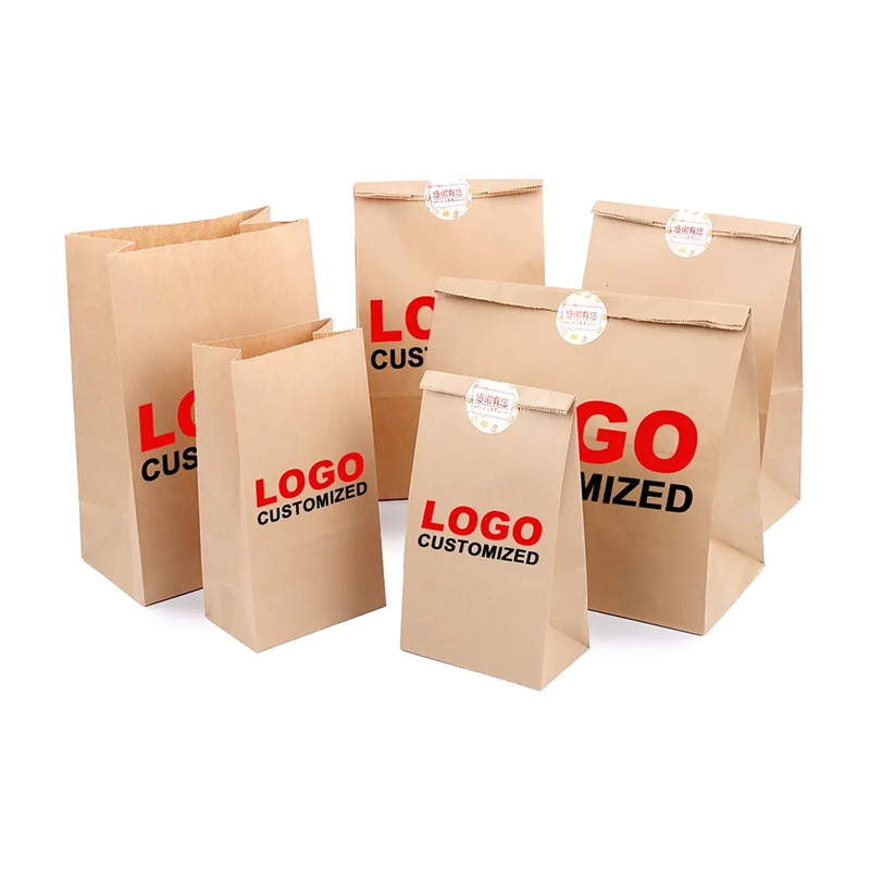 Kraft Paper Bags Without Handles / kraft paper bag food - Bochen